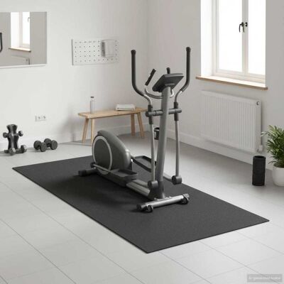 VIDAXL Tappetino Di Protezione Sportiva Nero 200 X 90 X 0,6 Cm VIDAXL Tappetino Di Protezione Sportiva Nero 200 X 90 X 0,6 Cm