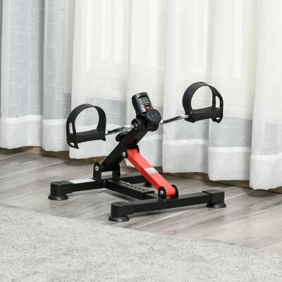 PZCC Mini Cyclette Con Resistenza Regolabile, Schermo Lcd, 33-43 X 40 X 24,5-34,5 Cm, Acciaio Nero PZCC Mini Cyclette Con Resistenza Regolabile, Schermo Lcd, 33-43 X 40 X 24,5-34,5 Cm, Acciaio Nero