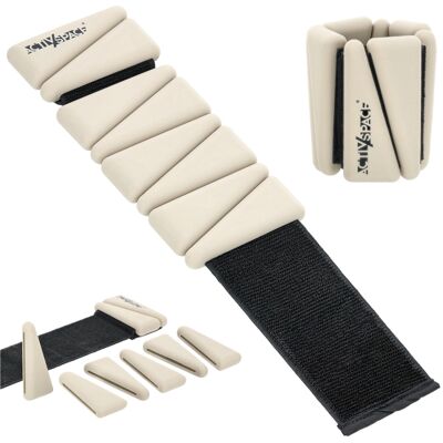 OEM Pesi Regolabili Per Caviglie E Polsi Per Esercizi, 2 X 0,90 Kg - Beige OEM Pesi Regolabili Per Caviglie E Polsi Per Esercizi, 2 X 0,90 Kg - Beige