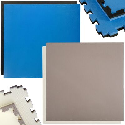 eyepower Tappeto A Puzzle In Schiuma Eva 1x1m Spessore 25 Mm Perfetto Per Sport Yoga Ginnastica Judo Fisioterapia Infinitamente Espandibile Con Altri Tappetini Incl Bordi 2 Colori Double-face eyepower Tappeto A Puzzle In Schiuma Eva 1x1m Spessore 25 Mm Perfetto Per Sport Yoga Ginnastica Judo Fisioterapia Infinitamente Espandibile Con Altri Tappetini Incl Bordi 2 Colori Double-face