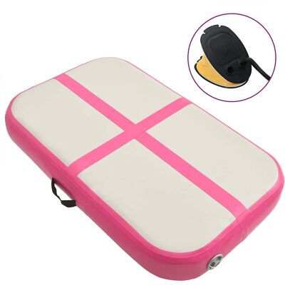 vidaXL Tappetino di Ginnastica Gonfiabile con Pompa PVC Rosa - Tappetino di Ginnastica vidaXL Tappetino di Ginnastica Gonfiabile con Pompa PVC Rosa - Tappetino di Ginnastica