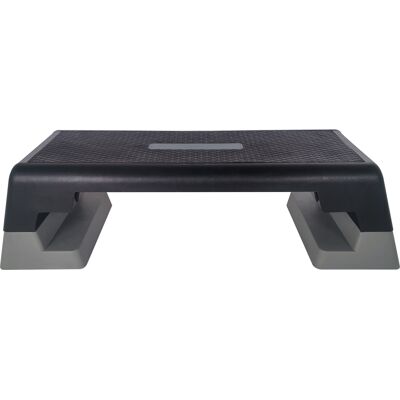 REDOM Step Aerobico Regolabile, Antiscivolo, Per Allenamento Cardio E Forza, Polietilene Nero E Grigio REDOM Step Aerobico Regolabile, Antiscivolo, Per Allenamento Cardio E Forza, Polietilene Nero E Grigio