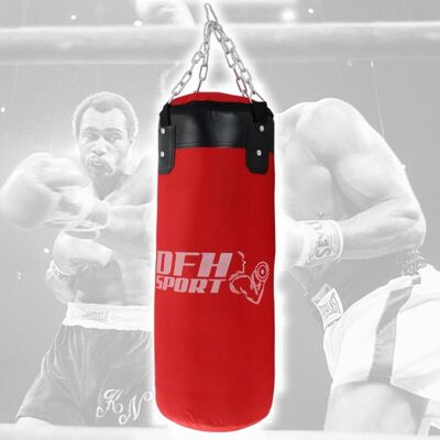 TRADE SHOP TRAESIO Sacco Boxe Pieno Per Allenamento Pugilato Mma Kick Boxing Con Catene 140 Cm X 35 - - TRADE SHOP TRAESIO Sacco Boxe Pieno Per Allenamento Pugilato Mma Kick Boxing Con Catene 140 Cm X 35 - -