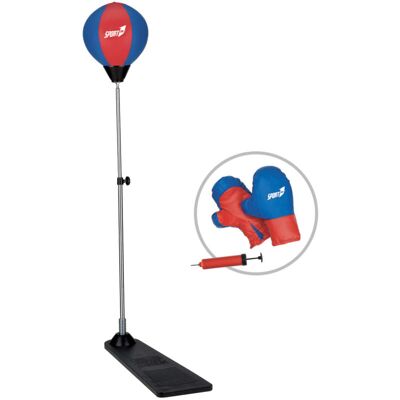 GIORDANOSHOP Sacco Da Boxe Punching Ball Punching Ball Con Guantoni Rosso Blu GIORDANOSHOP Sacco Da Boxe Punching Ball Punching Ball Con Guantoni Rosso Blu