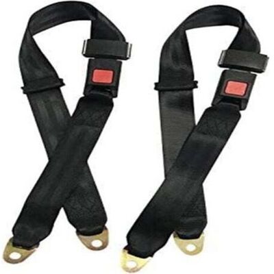 OEM Set Di 2 Cinture Di Sicurezza Regolabili Per Sedia A Rotelle - Per Go-kart E Golf Cart OEM Set Di 2 Cinture Di Sicurezza Regolabili Per Sedia A Rotelle - Per Go-kart E Golf Cart