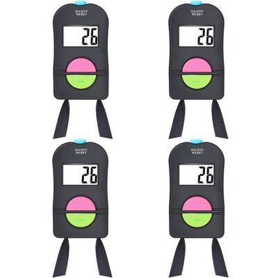 OEM 4 Pezzi Contatore Digitale Manuale, Contatore Sportivo Elettronico Per Golf, Clicker Manuale Con Cinturino OEM 4 Pezzi Contatore Digitale Manuale, Contatore Sportivo Elettronico Per Golf, Clicker Manuale Con Cinturino