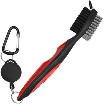 OEM Spazzola Per La Pulizia Delle Mazze Da Golf, Strumento Per La Pulizia Della Testina (rossa) OEM Spazzola Per La Pulizia Delle Mazze Da Golf, Strumento Per La Pulizia Della Testina (rossa)