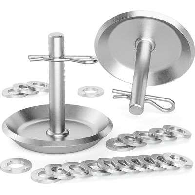 OEM Set Di 2 Pattini Di Ricambio Per Spazzaneve Con 20 Rondelle - Sostituisce I Pezzi Polaris K-plow Atv/utv N. 2205071 E 2208864 - Base Antiscivolo In Acciaio Temprato Per Spazzaneve - Con Perni A Sganci OEM Set Di 2 Pattini Di Ricambio Per Spazzaneve Con 20 Rondelle - Sostituisce I Pezzi Polaris K-plow Atv/utv N. 2205071 E 2208864 - Base Antiscivolo In Acciaio Temprato Per Spazzaneve - Con Perni A Sganci