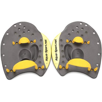 OEM Paletta Da Nuoto Aqua-sport Pro Nera-gialla As1361 Taglia L OEM Paletta Da Nuoto Aqua-sport Pro Nera-gialla As1361 Taglia L