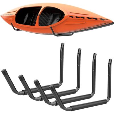 OEM Supporto Leggero Per Kayak, Ganci Da Parete Per Kayak, Adatto Anche Per Canoe, Tavole Da Surf, Sci, Paddleboard E Scale. OEM Supporto Leggero Per Kayak, Ganci Da Parete Per Kayak, Adatto Anche Per Canoe, Tavole Da Surf, Sci, Paddleboard E Scale.