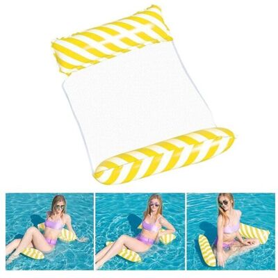 OEM Giallo, Amaca Galleggiante Gonfiabile, Letto Galleggiante Multiuso, Amaca Da Nuoto 4 In 1 (sella, Lettino, Gommone, Amaca), Ugello A Prova Di Perdite, Tappetino Da Spiaggia E Piscina Con Tenuta Solida OEM Giallo, Amaca Galleggiante Gonfiabile, Letto Galleggiante Multiuso, Amaca Da Nuoto 4 In 1 (sella, Lettino, Gommone, Amaca), Ugello A Prova Di Perdite, Tappetino Da Spiaggia E Piscina Con Tenuta Solida