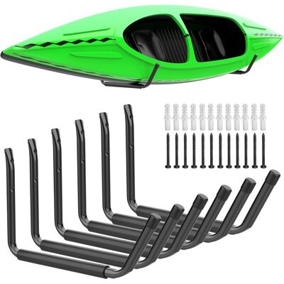 OEM Supporto A Parete Per Kayak Con Ganci, Adatto Anche Per Canoe, Tavole Da Surf, Sci, Paddleboard E Scale. OEM Supporto A Parete Per Kayak Con Ganci, Adatto Anche Per Canoe, Tavole Da Surf, Sci, Paddleboard E Scale.