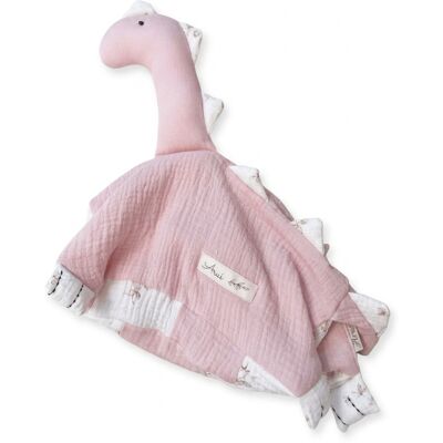 OEM Peluche Dinosauro In Mussola Fatto A Mano (rosa Cipria + Peonia Delicata) OEM Peluche Dinosauro In Mussola Fatto A Mano (rosa Cipria + Peonia Delicata)