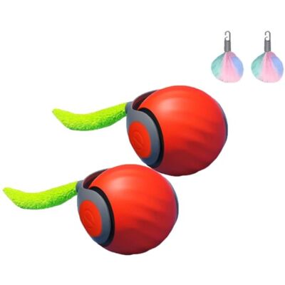 OEM Giocattoli Per Gatti - 2 Palline Arancioni Per Gatti - Palla Rotolante - Giocattolo Interattivo Per Gatti - Palla Intelligente Per Gatti / Due Velocità / Con Coda / Con Coda Di Peluche OEM Giocattoli Per Gatti - 2 Palline Arancioni Per Gatti - Palla Rotolante - Giocattolo Interattivo Per Gatti - Palla Intelligente Per Gatti / Due Velocità / Con Coda / Con Coda Di Peluche