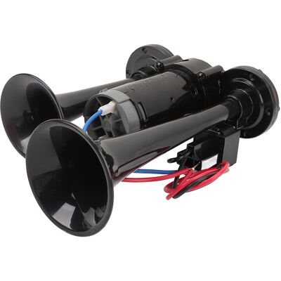 VISTRECK Clacson A Doppia Tromba Da 130 Db, 24 V Cc, Suono Potente, Robusto, Facile Installazione, Adatto Per Camion, Auto, Treni, Furgoni E Yacht. VISTRECK Clacson A Doppia Tromba Da 130 Db, 24 V Cc, Suono Potente, Robusto, Facile Installazione, Adatto Per Camion, Auto, Treni, Furgoni E Yacht.