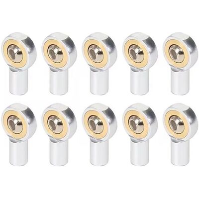 OEM 10 Pezzi Di Giunti Sferici M2.5 Per Supporto Terminale Di Collegamento Per Modellini Di Auto, Barche, Aerei E Camion Rc, Colore Argento. OEM 10 Pezzi Di Giunti Sferici M2.5 Per Supporto Terminale Di Collegamento Per Modellini Di Auto, Barche, Aerei E Camion Rc, Colore Argento.