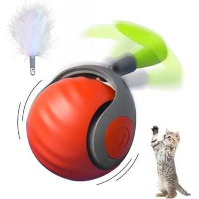 ULISEM Giocattolo Interattivo Per Gatti, Palla Interattiva Per Gatti, Giocattolo Intelligente Per Gatti, Giocattolo Per Gatti Con Batteria Ricaricabile Tramite Usb - 2 Modalità Di Funzionamento, Palla Elettr ULISEM Giocattolo Interattivo Per Gatti, Palla Interattiva Per Gatti, Giocattolo Intelligente Per Gatti, Giocattolo Per Gatti Con Batteria Ricaricabile Tramite Usb - 2 Modalità Di Funzionamento, Palla Elettr