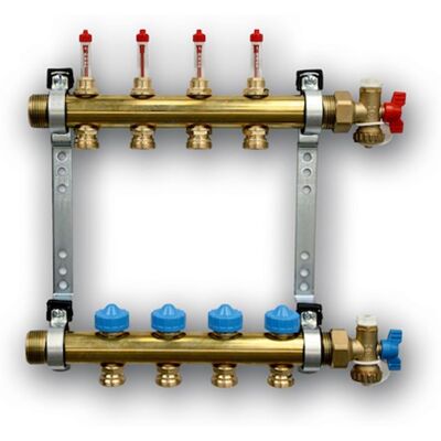 Roth Distributore Per Circuito Di Riscaldamento Con Dfa Hk 11 1" Ag/sezionabile, 1115009805 Roth Distributore Per Circuito Di Riscaldamento Con Dfa Hk 11 1" Ag/sezionabile, 1115009805