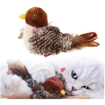 ULISEM Giocattolo Interattivo Per Gatti: Uccellino Cinguettante Con Ali Che Sbattono, Suono Realistico, Senza Marchio, Ideale Per Stimolare L'Istinto Di Caccia. ULISEM Giocattolo Interattivo Per Gatti: Uccellino Cinguettante Con Ali Che Sbattono, Suono Realistico, Senza Marchio, Ideale Per Stimolare L'Istinto Di Caccia.
