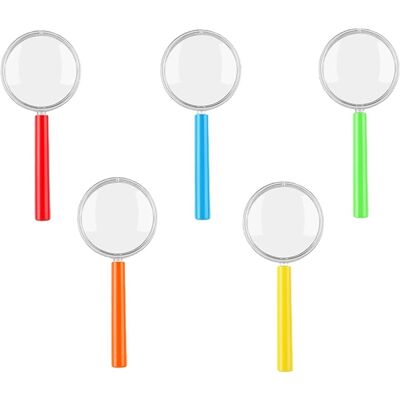 OEM Set Di 5 Lenti D'Ingrandimento Per Bambini, Mini Lenti D'Ingrandimento, Giocattolo, In Plastica, Lente D'Ingrandimento Portatile, Perfette Per Compleanni Di Bambini, Regali Per La Casa, La Scuola, Att OEM Set Di 5 Lenti D'Ingrandimento Per Bambini, Mini Lenti D'Ingrandimento, Giocattolo, In Plastica, Lente D'Ingrandimento Portatile, Perfette Per Compleanni Di Bambini, Regali Per La Casa, La Scuola, Att