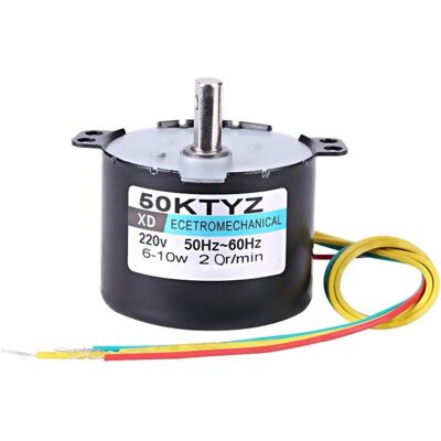 ALOVEZ Motore 220v, 50ktyz Ac 220v 10w 0.5a Piccolo Motore Elettrico Sincrono A Magnete Permanente A Bassa Velocità Cw/ccw 20rpm Motore Con Ingranaggi In Metallo Ad Alta Coppia Adatto Per Giradischi (20 Giri ALOVEZ Motore 220v, 50ktyz Ac 220v 10w 0.5a Piccolo Motore Elettrico Sincrono A Magnete Permanente A Bassa Velocità Cw/ccw 20rpm Motore Con Ingranaggi In Metallo Ad Alta Coppia Adatto Per Giradischi (20 Giri