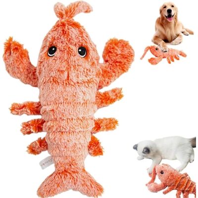 TREETALK Peluche Per Cani, Giocattolo Ricaricabile Per La Pulizia Dentale, Aragosta Elettrica Che Simula Un'aragosta Saltellante, Ideale Per Cani Di Piccola, Media E Grande Taglia. TREETALK Peluche Per Cani, Giocattolo Ricaricabile Per La Pulizia Dentale, Aragosta Elettrica Che Simula Un'aragosta Saltellante, Ideale Per Cani Di Piccola, Media E Grande Taglia.