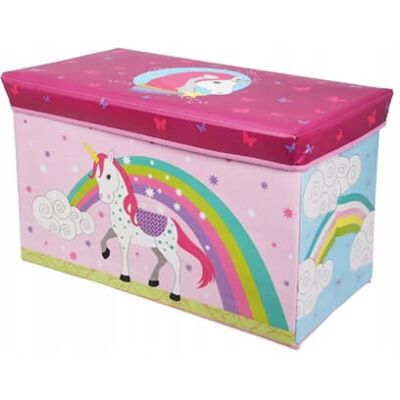 OEM Baule Portagiochi Per Bambini A Forma Di Unicorno, 60x30x35 Cm, Organizer In Mdf OEM Baule Portagiochi Per Bambini A Forma Di Unicorno, 60x30x35 Cm, Organizer In Mdf