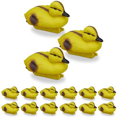RELAXDAYS Set Da 15 Anatre Da Stagno, Anatroccoli, Baby Duck Galleggianti, Plastica, Figure Deco, Laghetto,giardino, Giallo-nero RELAXDAYS Set Da 15 Anatre Da Stagno, Anatroccoli, Baby Duck Galleggianti, Plastica, Figure Deco, Laghetto,giardino, Giallo-nero