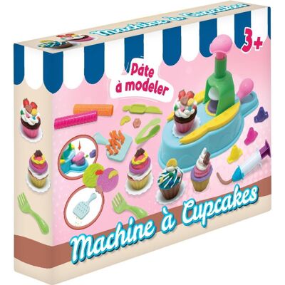 Macchina per Cupcake in Pasta Modellabile Rosa - Set Cucina Giochi Macchina per Cupcake in Pasta Modellabile Rosa - Set Cucina Giochi