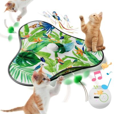 LIIYIELA Giocattolo Interattivo Per Gatti Con Meccanismo A Molla - Ricaricabile, Si Attiva Al Tocco Con Suoni Del Topo, Ideale Per L'Esercizio Fisico Dei Gatti Attivi Che Vivono In Casa. Rivestimento Con Motiv LIIYIELA Giocattolo Interattivo Per Gatti Con Meccanismo A Molla - Ricaricabile, Si Attiva Al Tocco Con Suoni Del Topo, Ideale Per L'Esercizio Fisico Dei Gatti Attivi Che Vivono In Casa. Rivestimento Con Motiv