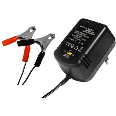 ALCAPOWER Caricabatterie Automatico Universale 2v, 6v, 12v (600ma) - Ideale Su Moto D'Epoca, Giocattoli E Modellismo - Pinze A Coccodrillo ALCAPOWER Caricabatterie Automatico Universale 2v, 6v, 12v (600ma) - Ideale Su Moto D'Epoca, Giocattoli E Modellismo - Pinze A Coccodrillo