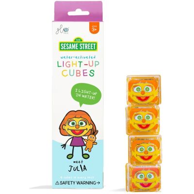 OEM Cubi Sensoriali Che Si Illuminano In Acqua - Julia, 4 Pezzi, Glo Pals OEM Cubi Sensoriali Che Si Illuminano In Acqua - Julia, 4 Pezzi, Glo Pals