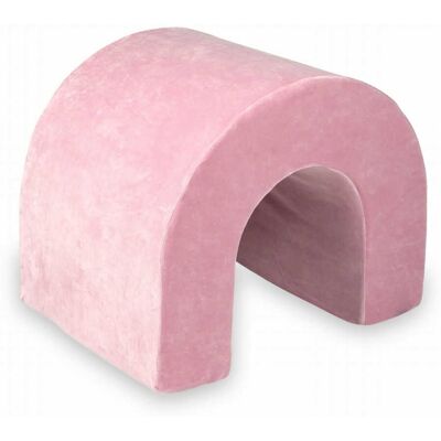 OEM Tunnel Da Gioco In Morbida Schiuma Rosa Vellutata OEM Tunnel Da Gioco In Morbida Schiuma Rosa Vellutata