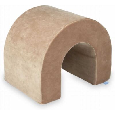 OEM Tunnel Da Gioco In Morbida Schiuma Color Beige Scuro Effetto Velluto OEM Tunnel Da Gioco In Morbida Schiuma Color Beige Scuro Effetto Velluto