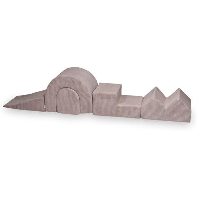 OEM Set Da Gioco In Schiuma, 5 Pezzi, Velluto A Coste, Rosa Chiaro OEM Set Da Gioco In Schiuma, 5 Pezzi, Velluto A Coste, Rosa Chiaro