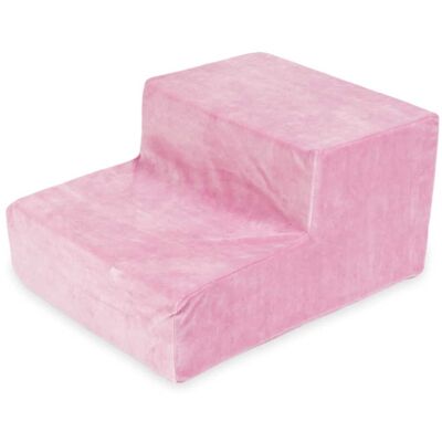 OEM Gradino Da Gioco In Morbida Schiuma Rosa Velluto OEM Gradino Da Gioco In Morbida Schiuma Rosa Velluto