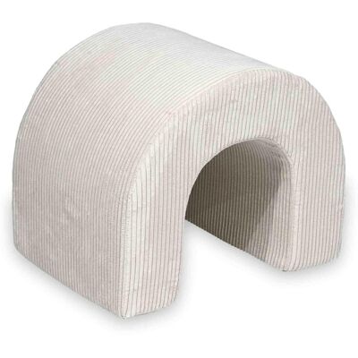 OEM Tunnel Da Gioco In Schiuma Con Rivestimento In Velluto A Coste Beige OEM Tunnel Da Gioco In Schiuma Con Rivestimento In Velluto A Coste Beige