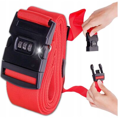 OEM Doppia Cintura Di Sicurezza Per Valigie, Borse E Bagagli Da Viaggio. OEM Doppia Cintura Di Sicurezza Per Valigie, Borse E Bagagli Da Viaggio.