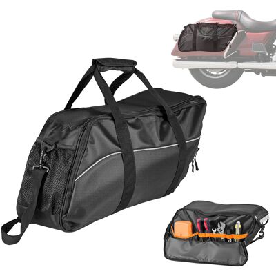 VEVOR Borsa Interna Da Sella Laterale Per Moto, Con Inserto Da 18 L, Compatibile Con Borse Laterali Di Molte Motociclette, Materiali Principali Tessuto Oxford, Peso 0,9 Kg 450 X 265 X 155 Mm Nero VEVOR Borsa Interna Da Sella Laterale Per Moto, Con Inserto Da 18 L, Compatibile Con Borse Laterali Di Molte Motociclette, Materiali Principali Tessuto Oxford, Peso 0,9 Kg 450 X 265 X 155 Mm Nero