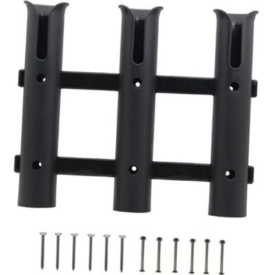 OEM 1 Portacanna Da Pesca, 3 Tubi, Nylon Resistente, Fessure Scorrevoli, Chiusura A Scatto, Per Barca, Garage, Rimorchio OEM 1 Portacanna Da Pesca, 3 Tubi, Nylon Resistente, Fessure Scorrevoli, Chiusura A Scatto, Per Barca, Garage, Rimorchio