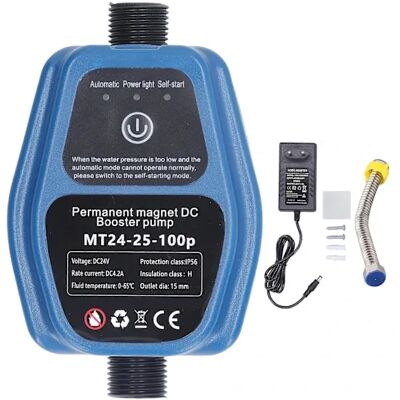 OEM Pompa Di Sovralimentazione Automatica Intelligente Per Doccia, 100 W, 24 V, 25 L, Ip56, Con Controllo A Sensore, Adatta A Tensioni Da 100 A 240 V. OEM Pompa Di Sovralimentazione Automatica Intelligente Per Doccia, 100 W, 24 V, 25 L, Ip56, Con Controllo A Sensore, Adatta A Tensioni Da 100 A 240 V.