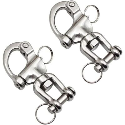 OEM Moschettone Girevole A 2 Pezzi, Grillo In Acciaio Inox, Maglie Rapide In Acciaio Inox 316, Moschettone Marino In Acciaio Inox, Gancio A Molla A Sgancio Rapido Per Drizza Di Barca A Vela, 70 Mm OEM Moschettone Girevole A 2 Pezzi, Grillo In Acciaio Inox, Maglie Rapide In Acciaio Inox 316, Moschettone Marino In Acciaio Inox, Gancio A Molla A Sgancio Rapido Per Drizza Di Barca A Vela, 70 Mm