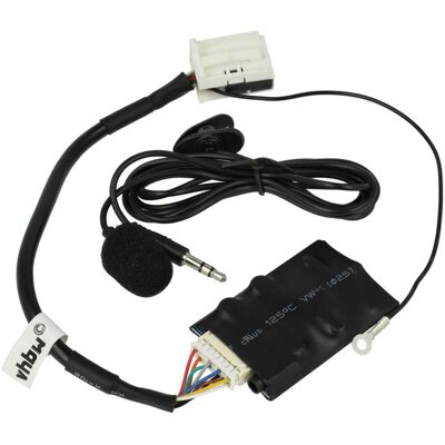 VHBW Adattatore Bluetooth Compatibile Con Skoda Fabia Beat, Melody Cd, Dance, Cruise, Melody Cc, Mfd2 Autoradio - Incl. Microfono, Cavo Jack + Clip VHBW Adattatore Bluetooth Compatibile Con Skoda Fabia Beat, Melody Cd, Dance, Cruise, Melody Cc, Mfd2 Autoradio - Incl. Microfono, Cavo Jack + Clip