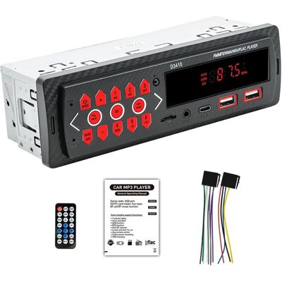 OEM Autoradio Bluetooth Singolo Din, Autoradio Con Kit Vivavoce, Car Audio 4x40w Supporta Fm, Aux, Riproduzione Usb/tf, Eq, Type-c E Ricarica Rapida Usb + Telecomando OEM Autoradio Bluetooth Singolo Din, Autoradio Con Kit Vivavoce, Car Audio 4x40w Supporta Fm, Aux, Riproduzione Usb/tf, Eq, Type-c E Ricarica Rapida Usb + Telecomando