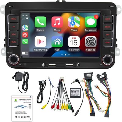 OEM Autoradio Android 13 Con Carplay Per Vw Golf 5 6 Polo Skoda Caddy T5 Passat, Radio 2 Din Con Sistema Di Navigazione Schermo Da 7", Con Bluetooth/usb/fm/rds, Supporto Mirror Link (1+32g) OEM Autoradio Android 13 Con Carplay Per Vw Golf 5 6 Polo Skoda Caddy T5 Passat, Radio 2 Din Con Sistema Di Navigazione Schermo Da 7", Con Bluetooth/usb/fm/rds, Supporto Mirror Link (1+32g)