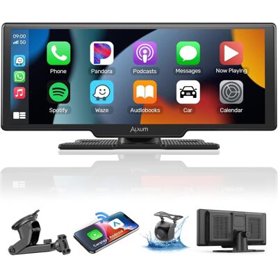 OEM Schermo Wireless Apple Carplay - Autoradio Portatile Con Touchscreen Hd Da 10,26" Con Android Auto, Telecamera Di Retromarcia, Mirror Link, Navigazione Gps, Controllo Vocale, Aux Compatibile Con Tutti OEM Schermo Wireless Apple Carplay - Autoradio Portatile Con Touchscreen Hd Da 10,26" Con Android Auto, Telecamera Di Retromarcia, Mirror Link, Navigazione Gps, Controllo Vocale, Aux Compatibile Con Tutti