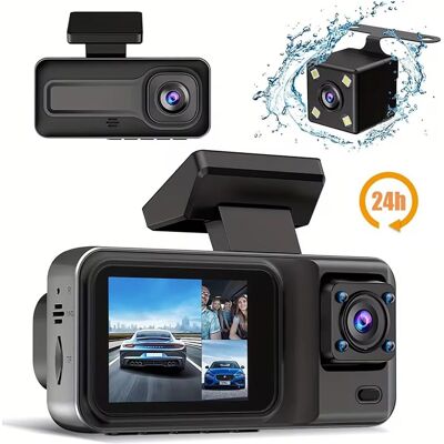 OEM Telecamera Per Retromarcia Per Auto Telecamera Da Cruscotto A 3 Canali Per Auto Scatola Nera Videoregistratore 1080p Telecamera Per Retrovisione Per Veicoli Dvr Accessori Per Auto Telecamera Per Retro OEM Telecamera Per Retromarcia Per Auto Telecamera Da Cruscotto A 3 Canali Per Auto Scatola Nera Videoregistratore 1080p Telecamera Per Retrovisione Per Veicoli Dvr Accessori Per Auto Telecamera Per Retro