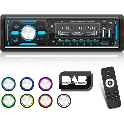 OEM Autoradio Dab+ 1 Din Con Bluetooth - Autoradio Con Fm Am Rds - 7 Pulsanti Illuminati Colorati/usb/u Disk/aux + Scheda Tf 32g OEM Autoradio Dab+ 1 Din Con Bluetooth - Autoradio Con Fm Am Rds - 7 Pulsanti Illuminati Colorati/usb/u Disk/aux + Scheda Tf 32g