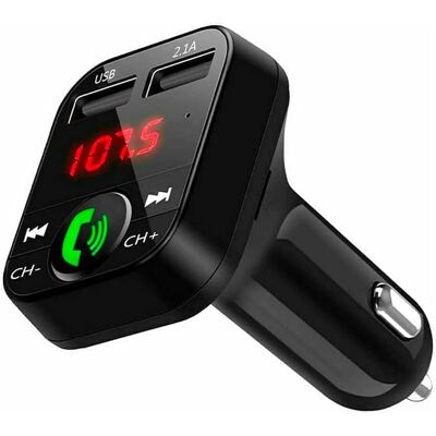 OEM Trasmettitore Bluetooth V5.0 Per Auto E Camion A 12/24 V - Kit Vivavoce, Lettore Musicale + Edr, Adattatore Ricevitore Radio, Due Porte Usb, Ricarica Rapida A 2,1 A OEM Trasmettitore Bluetooth V5.0 Per Auto E Camion A 12/24 V - Kit Vivavoce, Lettore Musicale + Edr, Adattatore Ricevitore Radio, Due Porte Usb, Ricarica Rapida A 2,1 A