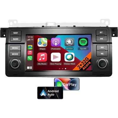 OEM Android 13 Da 7 Pollici Per Bmw Serie 3 E46, Lettore Multimediale Con Bluetooth, Radio Am/fm, Supporto Navigazione, Controllo Del Volante, Telecamera Posteriore (4core 2 Gb+32 Gb) OEM Android 13 Da 7 Pollici Per Bmw Serie 3 E46, Lettore Multimediale Con Bluetooth, Radio Am/fm, Supporto Navigazione, Controllo Del Volante, Telecamera Posteriore (4core 2 Gb+32 Gb)
